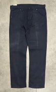 画像3: 70'S BIG YANK "BULL DENIM" カツラギパンツ ネイビー 42TALONジップ USA製 (DEADSTOCK)