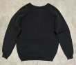 画像4: 80'S TULTEX ラグランスリーブ スウェットシャツ ブラック USA製 (VINTAGE)