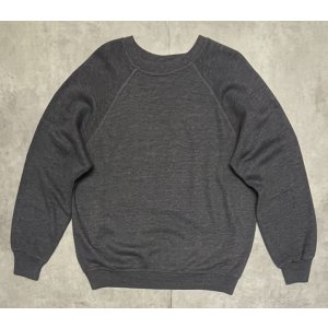 画像: 70'S SPORTSWEAR ラグランスリーブ スウェットシャツ チャコール (VINTAGE)