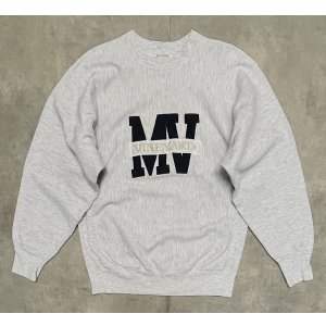 画像: 90'S CRABLE SPORTSWEAR ヘビーウエイト スウェットシャツ ヘザーグレー USA製 (VINTAGE)