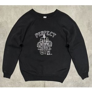 画像: 80'S TULTEX ラグランスリーブ スウェットシャツ ブラック USA製 (VINTAGE)