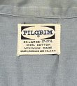 画像2: 60'S PILGRIM コットン100% オープンカラーシャツ ライトブルー (VINTAGE)