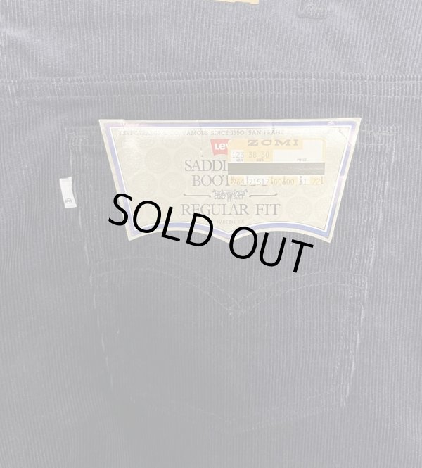 画像2: 80'S LEVIS 517 コーデュロイパンツ 42TALONジップ W38L30 USA製 (DEADSTOCK)