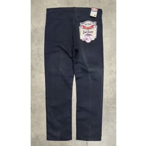 画像: 70'S BIG YANK "BULL DENIM" カツラギパンツ ネイビー 42TALONジップ USA製 (DEADSTOCK)