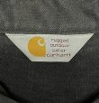 画像2: 80'S CARHARTT 三角タグ シャモアクロス ワークシャツ ブラック (VINTAGE)