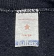 画像2: 80'S TULTEX ラグランスリーブ スウェットシャツ ブラック USA製 (VINTAGE)
