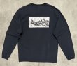 画像1: 90'S PATAGONIA "BENEFICIAL T'S" バックプリント 長袖 Tシャツ ネイビー メキシコ製 (VINTAGE)