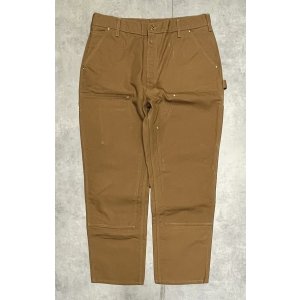 画像: CARHARTT ダブルニー ダック ペインターパンツ ブラウン USA製 (DEADSTOCK)
