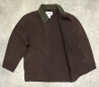 画像3: 90'S LL Bean 襟コーデュロイ ダック カバーオール ダークブラウン (VINTAGE)