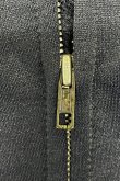 画像3: 80'S UNKNOWN 裏地サーマル フルジップ ダブルフェイス スウェットパーカー ネイビー PRIDEアルミジップ (VINTAGE)