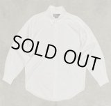 画像: 90'S RALPH LAUREN "BLAKE" ロゴ同色 オックスフォード BDシャツ オールホワイト (VINTAGE)