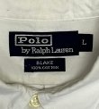 画像2: 90'S RALPH LAUREN "BLAKE" ロゴ同色 オックスフォード BDシャツ オールホワイト (VINTAGE)