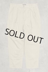 画像: 90'S RALPH LAUREN "ボックスロゴ" ツープリーツ チノパンツ ベージュ USA製 (VINTAGE)