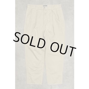 画像: 90'S RALPH LAUREN "ボックスロゴ" ツープリーツ チノパンツ ベージュ USA製 (VINTAGE)