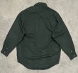 画像4: 90'S RALPH LAUREN POLO SPORT "LOWELL SPORT" ツイル レギュラーカラーシャツ ダークグリーン (VINTAGE)