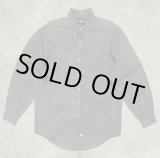 画像: 90'S RALPH LAUREN ツイル BDシャツ チャコール USA製 (VINTAGE)