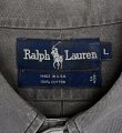 画像2: 90'S RALPH LAUREN ツイル BDシャツ チャコール USA製 (VINTAGE)
