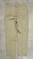 画像3: 80'S DICKIES 874 チビタグ ワークパンツ ベージュ W33L32 USA製 (VINTAGE)