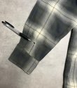 画像4: 90'S J.CREW 旧タグ レーヨン混 長袖シャツ オンブレチェック ポルトガル製 (VINTAGE)