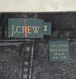 画像2: 90'S J.CREW 旧タグ ボタンフライ ブラックデニム USA製 (VINTAGE)