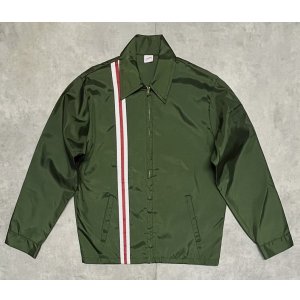 画像: 70'S UNITOG ナイロン レーシングジャケット TALONジップ オリーブ USA製 (MINT CONDITION)