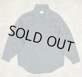 画像: 60'S SEARS "LUSTER CHINO" コットン100% ワークシャツ ダークグリーン (VINTAGE)