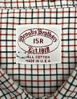 画像2: 80'S BROOKS BROTHERS ポプリン BDシャツ タッターソールチェック USA製 (VINTAGE)