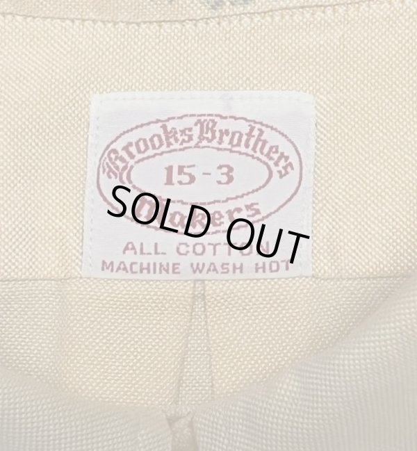 画像2: 70'S BROOKS BROTHERS "MAKERS" 6ボタン オックスフォード BDシャツ ライトオレンジ USA製 (VINTAGE)