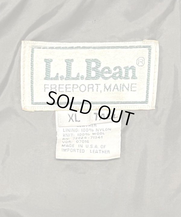 画像2: 90'S LL Bean "A-2" レザー フライトジャケット ダークブラウン TALONジップ USA製 (VINTAGE)