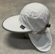画像3: 00'S PATAGONIA ネックガード付き ナイロン ロングビルキャップ グラフチェック USA製 (VINTAGE)