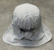 画像4: 00'S PATAGONIA ネックガード付き ナイロン ロングビルキャップ グラフチェック USA製 (VINTAGE)