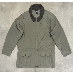 画像: 90'S PATAGONIA "STREET SHELL JACKET" チンスト付き ナイロン カバーオール カーキ (VINTAGE)