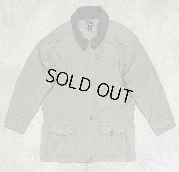 画像1: 90'S PATAGONIA "STREET SHELL JACKET" チンスト付き ナイロン カバーオール カーキ (VINTAGE)