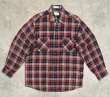 画像1: 80'S VALUE LINE プリントネル フランネルシャツ チェック柄 (VINTAGE)