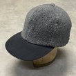 画像1: 90'S LAND'S END フリース ベースボールキャップ ツートンカラー USA製 (VINTAGE)