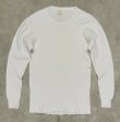 画像1: 80'S St JOHN'S BAY コットン100% サーマル 長袖 Tシャツ ホワイト USA製 (VINTAGE)