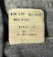 画像2: 00'S LEVIS 501 デニム インディゴ W34L30 USA製 (VINTAGE)