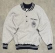 画像1: 90'S CHAMPION 青タグ スナップボタンヘンリーネック リバースウィーブ グレー USA製 (VINTAGE)