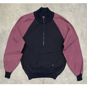 画像: 80'S MOTHER KAREN'S ハーフジップ ドリズラージャケット ツートンカラー (VINTAGE)