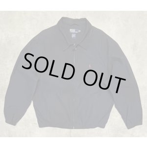 画像: 90'S RALPH LAUREN チンスト付き ポプリン ドリズラージャケット ネイビー (VINTAGE)