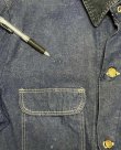 画像6: 70'S BIG BEN BY WRANGLER 裏地無し バットダイデニム カバーオール ダークインディゴ USA製 (VINTAGE)