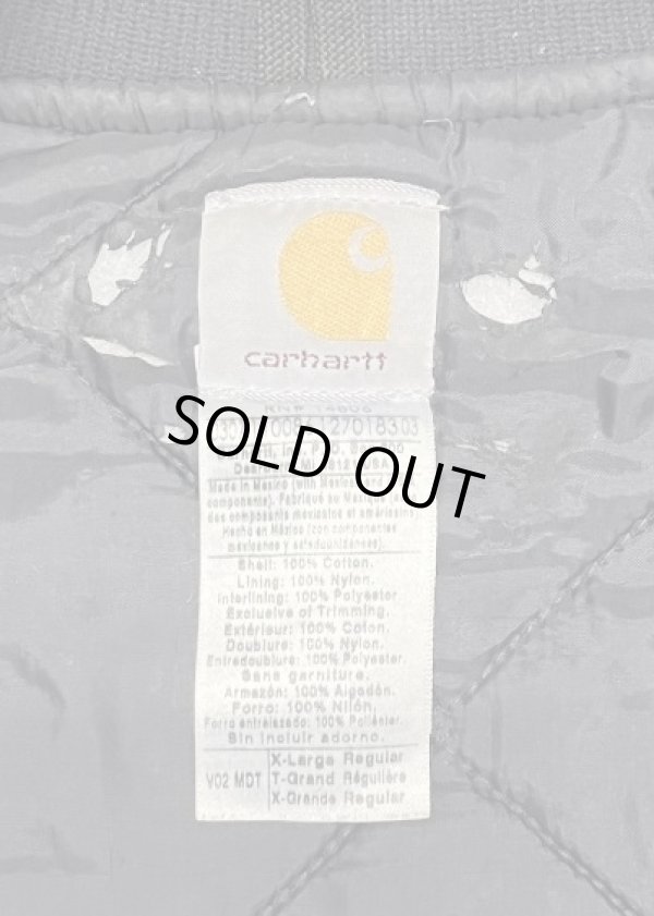 画像2: CARHARTT 裏地キルティング ダックベスト ネイビー (VINTAGE)