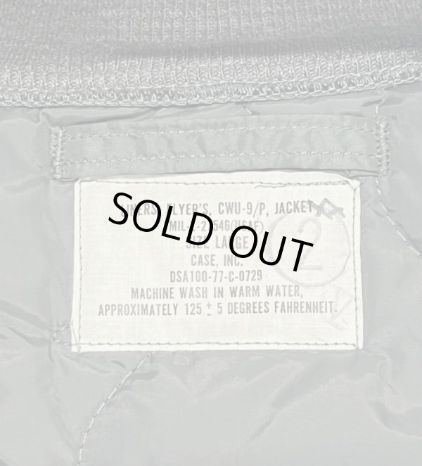 画像2: 70'S アメリカ軍 USAF "CWU-9/P" キルティング ライナージャケット セージグリーン (MINT CONDITION) 