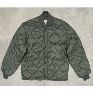 画像: 70'S アメリカ軍 USAF "CWU-9/P" キルティング ライナージャケット セージグリーン (MINT CONDITION) 