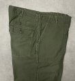 画像4: 60'S アメリカ軍 US ARMY "OG107" コットンサテン ベイカーパンツ RAPIDブラスジップ ミリタリーグリーン (VINTAGE)