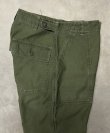 画像5: 60'S アメリカ軍 US ARMY "OG107" 初期モデル コットンサテン 平ボタン ベイカーパンツ ミリタリーグリーン (VINTAGE)