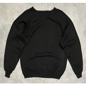 画像: 90'S HANES "HER WAY" ラグランスリーブ スウェットシャツ ブラック USA製 (VINTAGE)