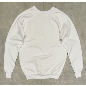 画像: 80'S WEST ラグランスリーブ スウェットシャツ ホワイト USA製 (VINTAGE)