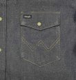 画像3: 00'S WRANGLER "MS7011D" デニム ウエスタンシャツ インディゴ (DEADSTOCK)