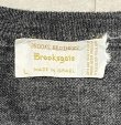 画像2: 70'S BROOKS BROTHERS "BROOKSGATE" Vネック セーター チャコール イスラエル製 (VINTAGE) 